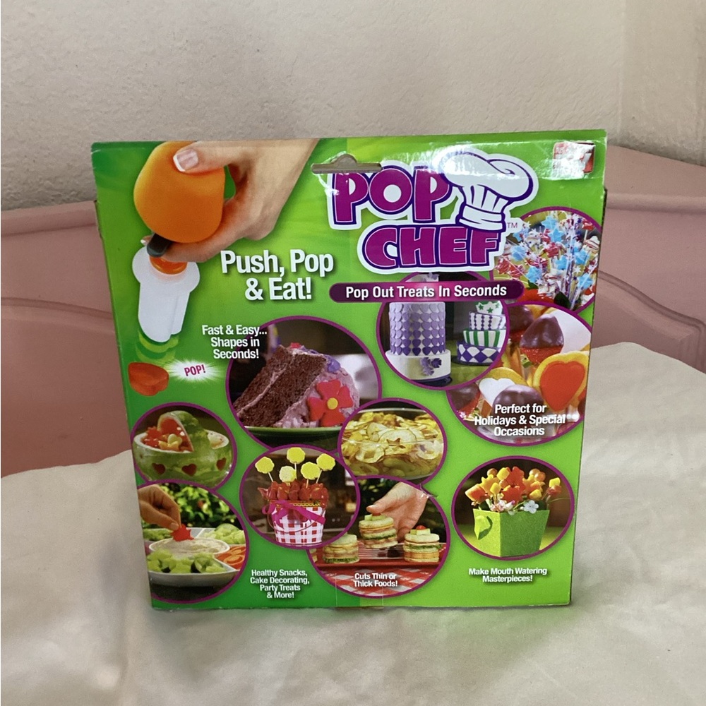 Pop chef Push Pop & Eat pop out treats 6 shapes